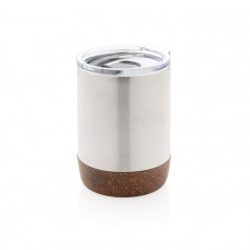 Вакуумная термокружка Cork для кофе, 180 мл, цвет серебристый-114_6300617