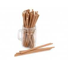 Набор крафтовых трубочек Kraft straw, 100 шт.-114_5000346