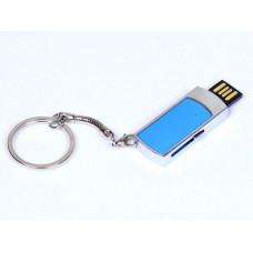 Флешка прямоугольной формы. 64 Гб. Цвет  синий, USB2.0-114_1990259