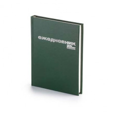 Ежедневник недатированный БУМВИНИЛ (АР), формат A6, белая бумага, цвет зеленый-114_3080239