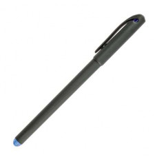 Ручкa шариковая SoftWrite Graphite под персонализацию, с покрытием SOFT TOUCH, цвет корпуса серый, вставки синие-114_2311712