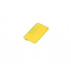 Флеш-накопитель в виде пластиковой карты, 32 Гб. Цвет жёлтый, USB2.0-114_2010029