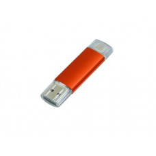 Флешка с Micro USB, 16Гб, Оранжевый, USB2.0-114_1940501