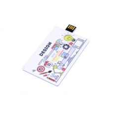 Флешка в виде пластиковой карты Пятнашки, 8Гб, цвет Белый, USB2.0-114_1930654