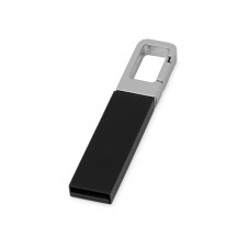 USB-флешка на 16 Гб 'Hook' с карабином, цвет серебристый с чёрным-114_1940613