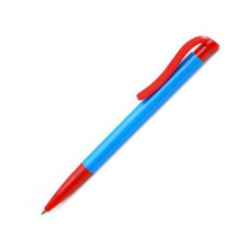 Ручка шариковая Simple Solid, цвет красный/голубой-114_2310848