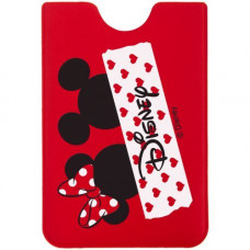 Чехол для карточки Minnie and Mickey, красный-114_8070705