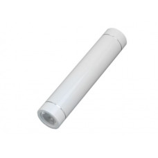 Универсальное зарядное устройство power bank  под нанесение логотипа с фонариком, белый - 2.200 mah-114_1750118