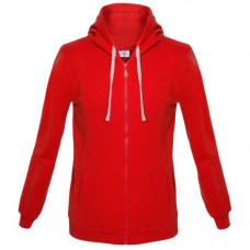 Толстовка на молнии с капюшоном Unit Siverga, красная, 3XL-114_3363101