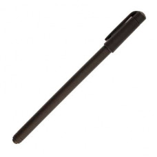 Ручкa SlimWrite Black шариковая под персонализацию 0,5 мм, с покрытием SOFT TOUCH, синие чернила, цвет корпуса чёрный-114_2311704