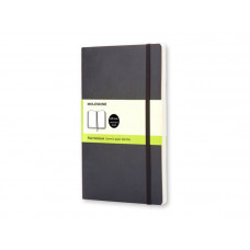 Записная книжка Classic Soft, формат A5 (блок нелинованный), цвет чёрный-114_1180530
