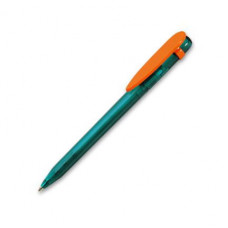 Ручка шариковая Grant Arrow Classic Color Transparent, цвет прозрачный сине-зеленый/оранжевый-114_2310766