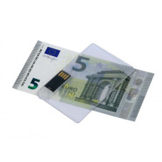Флешка в виде прозрачной пластиковой карты 16Гб, цвет Белый, USB2.0-114_1940496