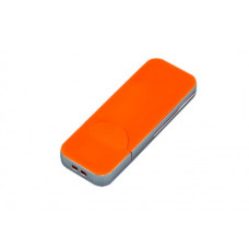 USB-Flash накопитель (флешка) в стиле I-phone, модель I-phone_style, прямоугольной формы, объем памяти 128 Gb, цвет оранжевый-114_2070059