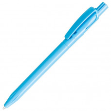 Ручка шариковая TWIN SOLID, пластиковая, цвет голубой-114_2312297