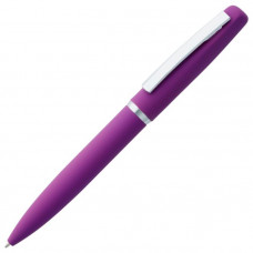 Ручка шариковая Bolt с покрытием SOFT TOUCH, фиолетовая-114_2330571