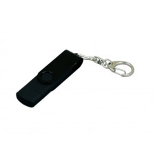 Флешка с поворотным механизмом и Micro USB, 64Гб, Чёрный, USB2.0-114_1990136
