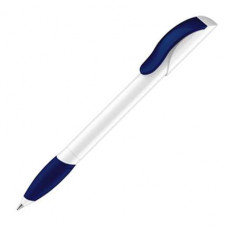 Ручка шариковая Senator, модель Hattrix Polished Basic SG (3200), цвет тёмно-синий / белый-114_2540585