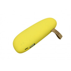 Маленькое универсальное зарядное устройство power bank в форме камня, желтый  (2600 mah)-114_2150786