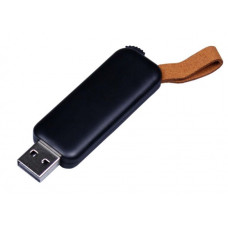 Флешка 128 Гб. Цвет чёрный, USB3.0  промо прямоугольной формы, выдвижной механизм.-114_2070097
