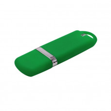 Флешка 'Shape' с покрытием Софт Тач 16 Гб - Зеленый. USB 2.0-114_1941659