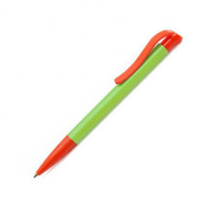 Ручка шариковая Simple Solid, цвет оранжевый/бледный фисташковый-114_2310846
