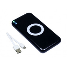 Универсальное зарядное устройство power bank  c функцией беспроводной зарядки, , черный - 8000 mAh-114_1750227