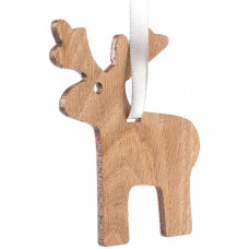 Деревянная подвеска Carving Oak, в форме лося-114_2850616