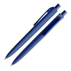 Ручка шариковая Prodir, модель DS8 PRR с покрытием SOFT TOUCH, цвет синий-114_2311441