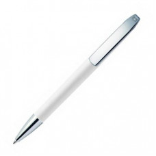 Ручка шариковая VIEW с покрытием SOFT TOUCH, цвет белый-114_2312744