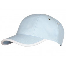 Бейсболка Unit Trendy, голубая с белым-114_3320700