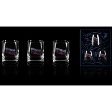 Подарочный набор дизайнерских стаканов для виски  «ФЛАГ РОССИИ»-114_6670136