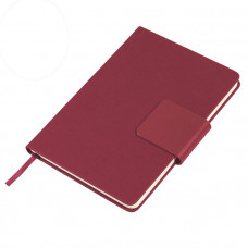 Ежедневник недатированный бренд 'Enote', коллекция 'Stevie', А5,  красный, кремовый блок, без обреза-114_3021234