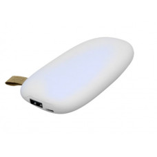 Универсальное зарядное устройство power bank в форме камня, белый - 4400 MAH-114_2150759