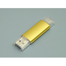 Флешка с Micro USB, 64Гб, Золотой, USB2.0-114_1990131