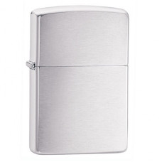 Зажигалка ZIPPO Classic с покрытием Brushed Chrome, серебристая матовая-114_3620130