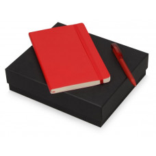 Подарочный набор Moleskine Amelie с блокнотом А5 Soft и ручкой, красный-114_2110031