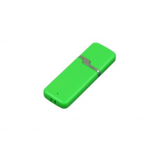 Флешка промо прямоугольной формы c оригинальным колпачком, модель 004, 32 Gb,USB 3.0, цвет зелёный-114_1970353