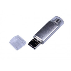 Флеш-накопитель c разъемами MicroUSB и TypeC, 32Гб,Серебряный, USB2.0-114_1970437