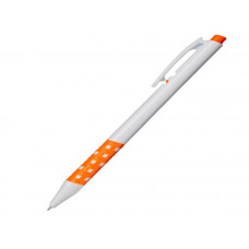 Ручка шариковая, пластик, белый/оранжевый, Pixel-114_2313010