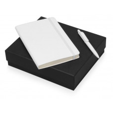 Подарочный набор Moleskine Sherlock с блокнотом А5 и ручкой, белый-114_2110024