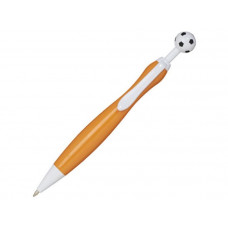 Ручка пластиковая шариковая 'Naples football', оранжевая-114_2312826