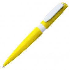 Ручка шариковая Calypso, жёлтая-114_2312705