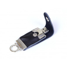 Флешка-брелок  кожаная 64 Гб. Черный, USB2.0-114_1990326