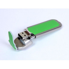 Флешка с кожаным чехлом 8 Гб.Зеленый, USB2.0-114_1930742