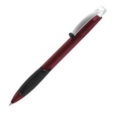 Ручка шариковая Senator, модель Matrix Clear (2319), цвет тёмно-красный-114_2540625