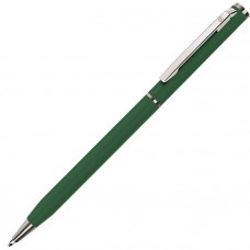Ручка шариковая SLIM, металл, цвет зелёный/хром-114_2330675