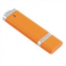 Флешка из пластика классической прямоугольной формы,32 Gb, USB2.0, цвет оранжевый-114_1970127
