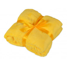 Плед мягкий флисовый 'Fancy', 125х150 см, цвет жёлтый-114_4240266