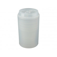 Набор 'Plastglass': 4 стакана по 125 мл с открывалкой, цвет белый-114_5060058